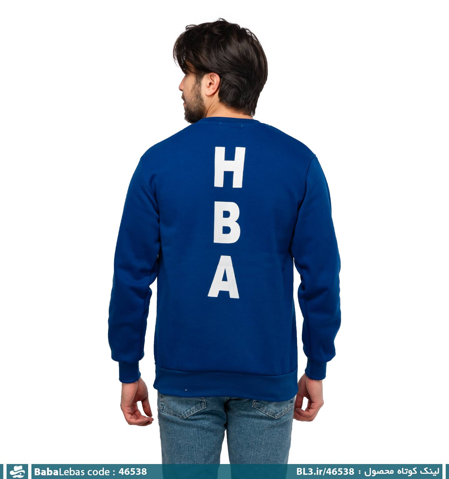 بلوز دورس مردانه یقه گرد مدل 46538 - تصویر 2