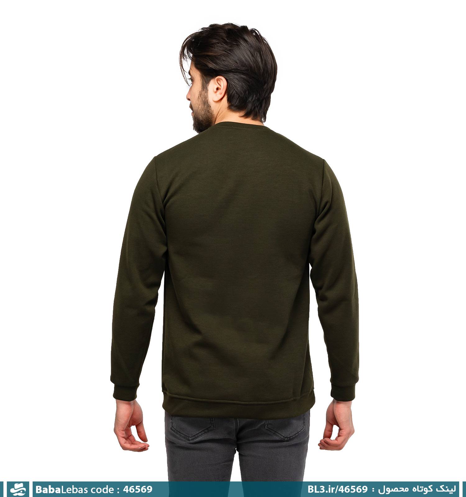 بلوز دورس مردانه یقه گرد مدل 46569 - تصویر 2