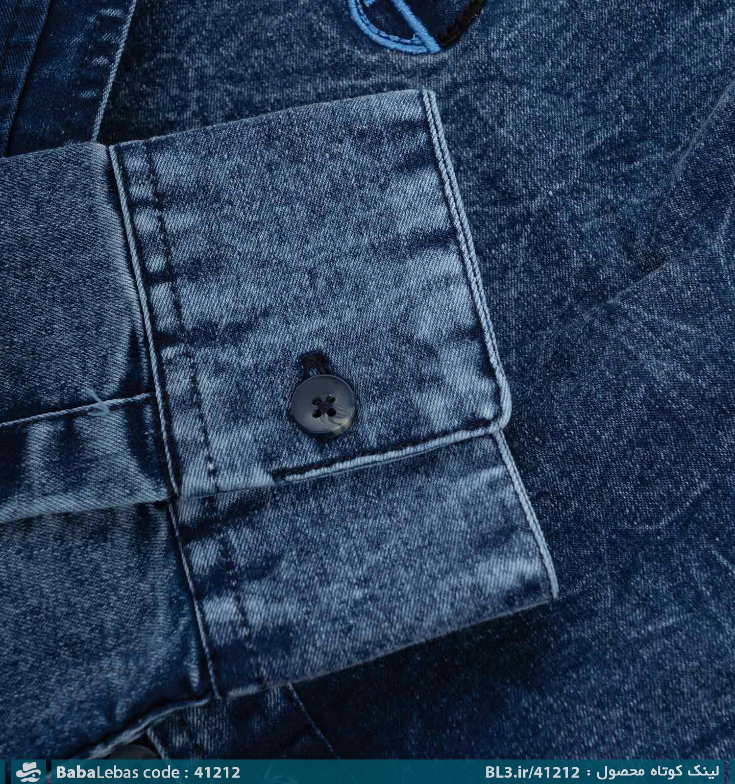 پیراهن اسپرت مردانه آستین بلند لی ساده مدل 41212 - تصویر 3