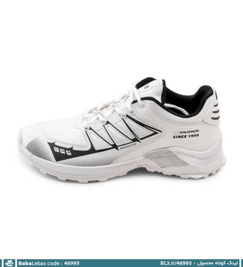 کفش اسپرت مردانه سفید بندی مدل 46995 - تصویر 4