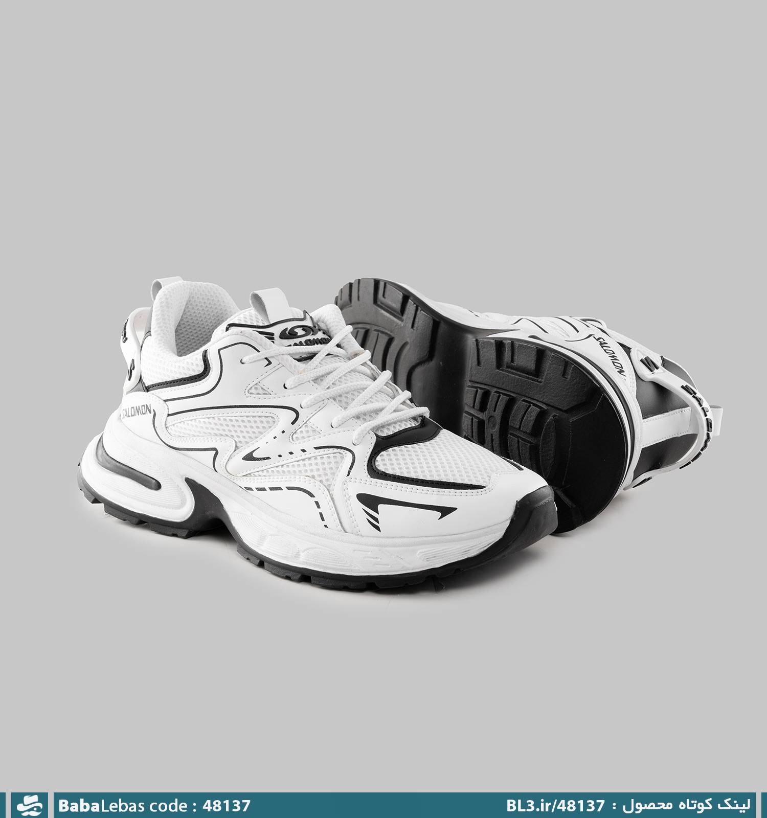 کفش اسپرت مردانه بندی مدل 48137 - تصویر 2