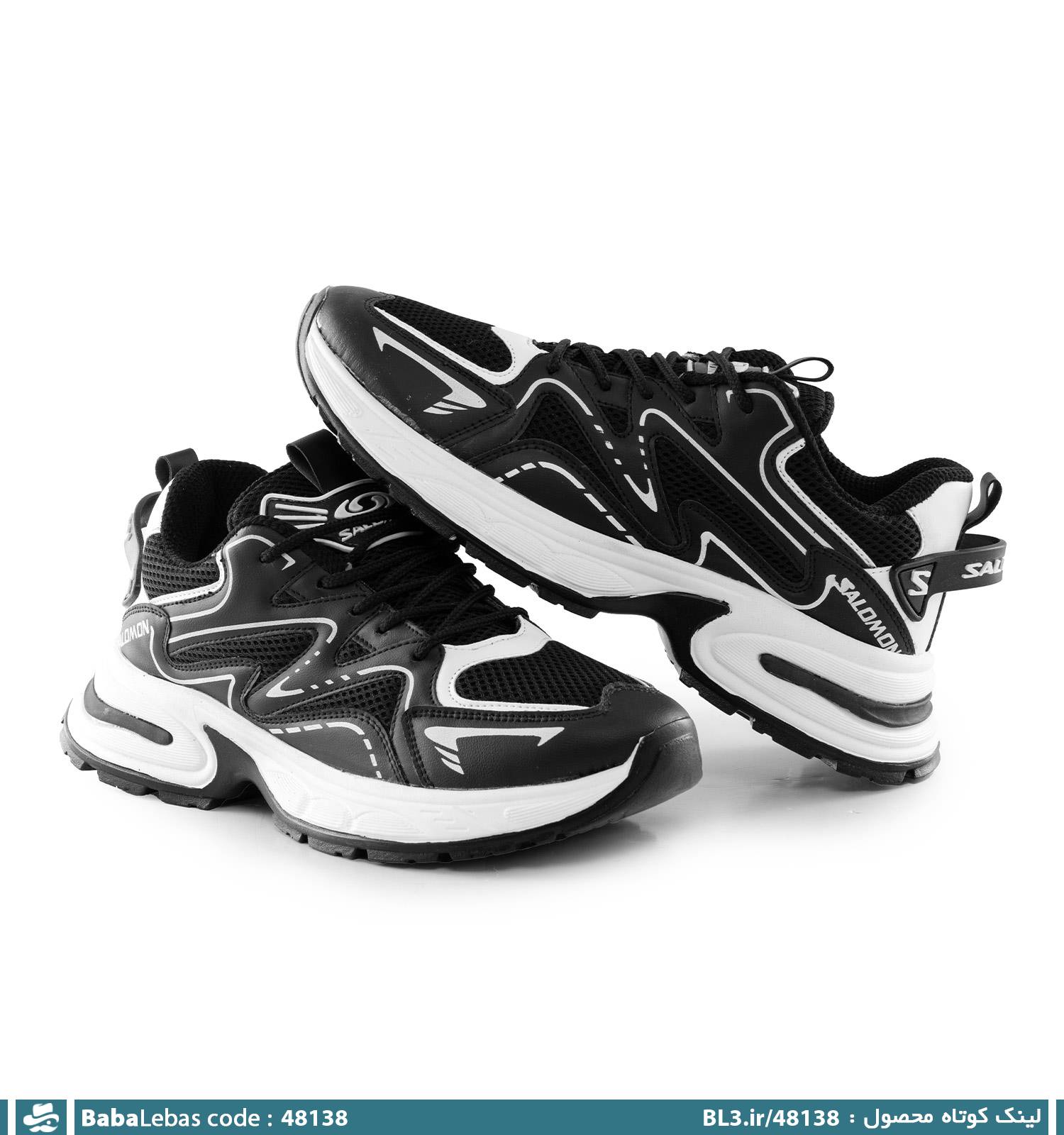 کفش اسپرت مردانه بندی مدل 48138 - تصویر 2