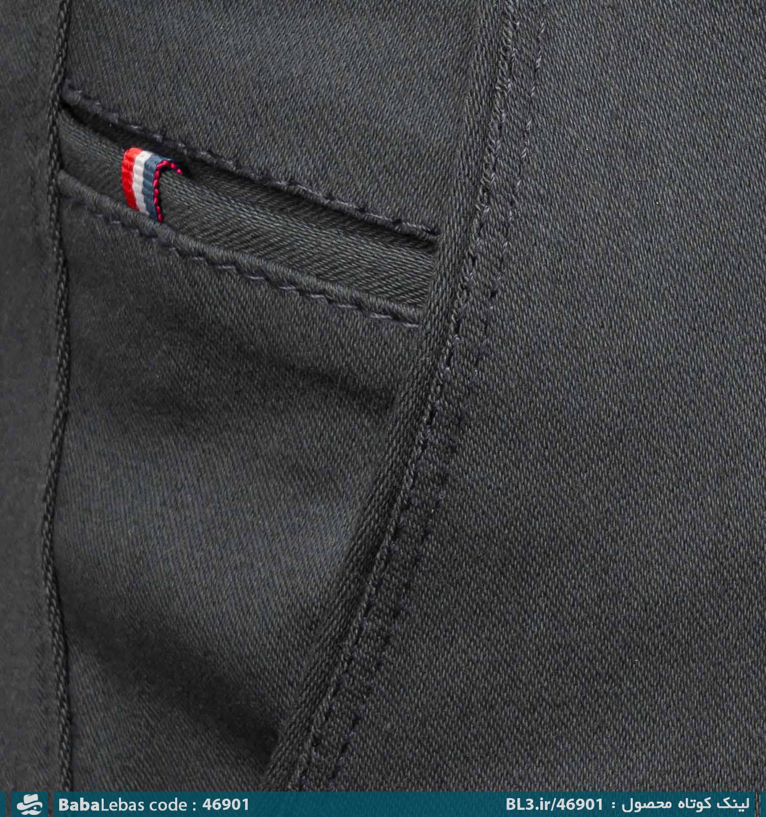شلوار راسته کتان کلاسیک مردانه مدل 46901 - تصویر 3