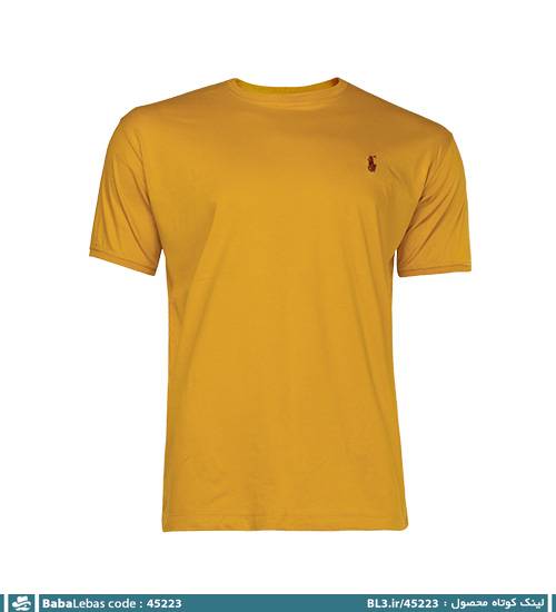 تیشرت یقه گرد مردانه پنبه طرح دار مدل 45223 - تصویر 4