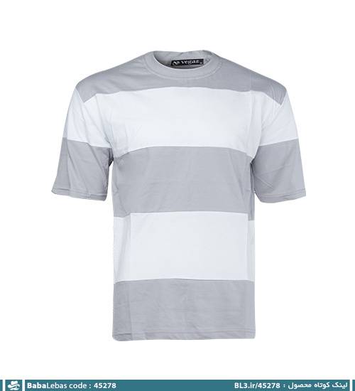 تیشرت یقه گرد مردانه پنبه رینگری مدل 45278 - تصویر 4