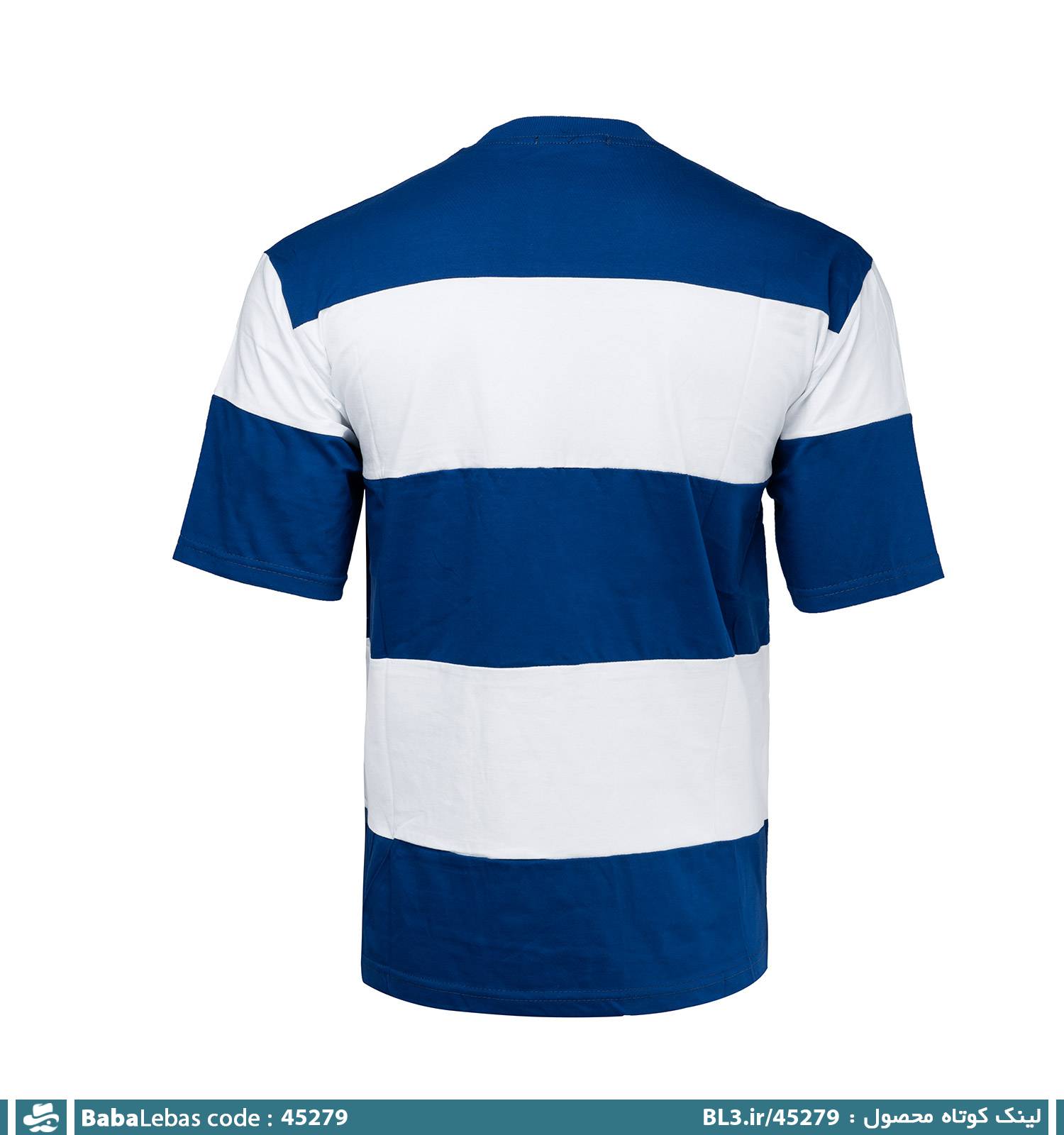 تیشرت یقه گرد مردانه پنبه رینگری مدل 45279 - تصویر 2