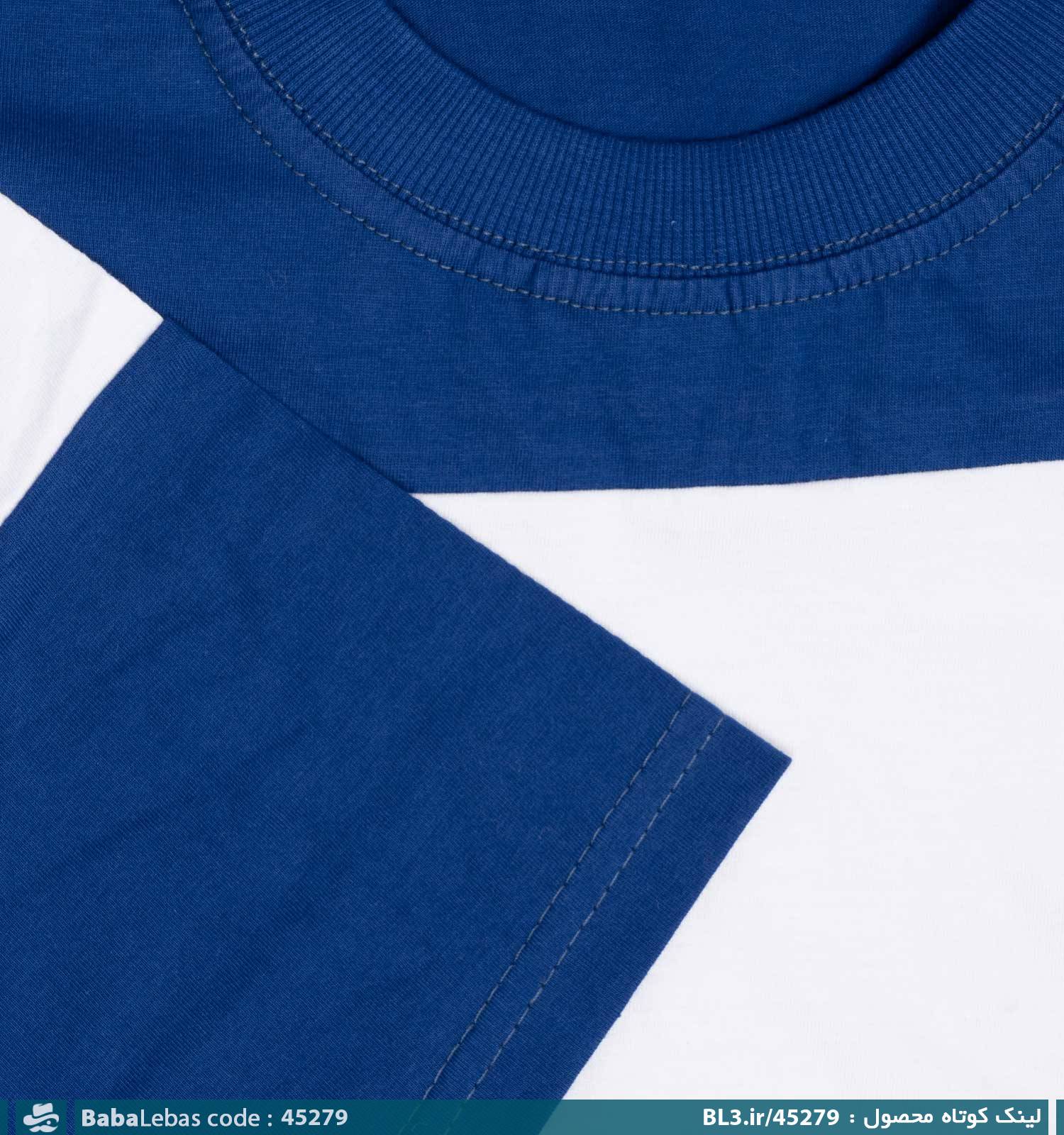 تیشرت یقه گرد مردانه پنبه رینگری مدل 45279 - تصویر 3