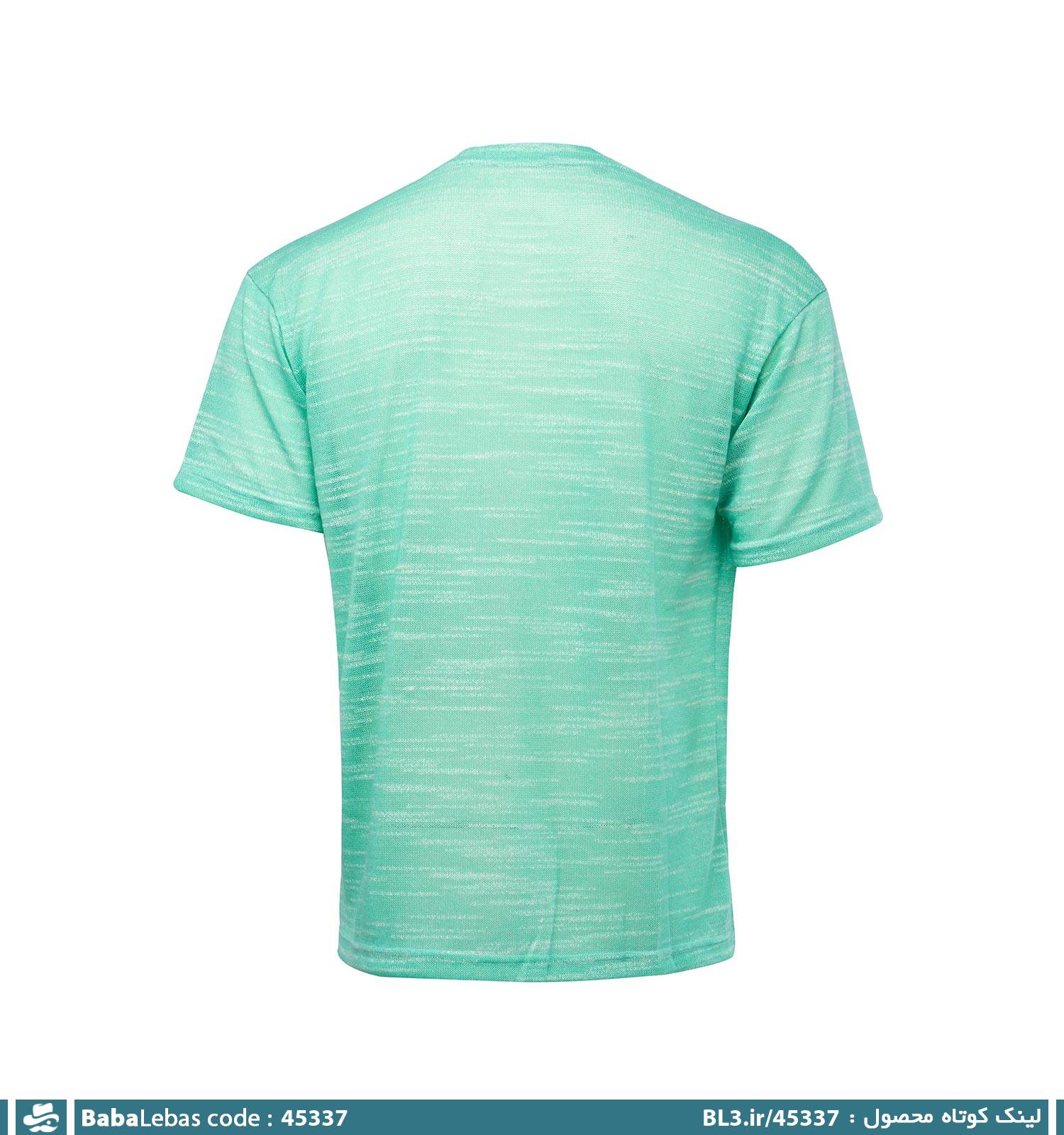 تیشرت یقه گرد مردانه مدل 45337 - تصویر 2