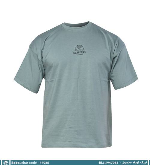 تیشرت لش یقه گرد مردانه ساده مدل 47085 - تصویر 4