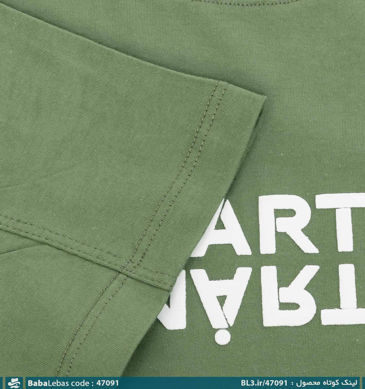 تیشرت لش یقه گرد مردانه ساده مدل 47091 - تصویر 3