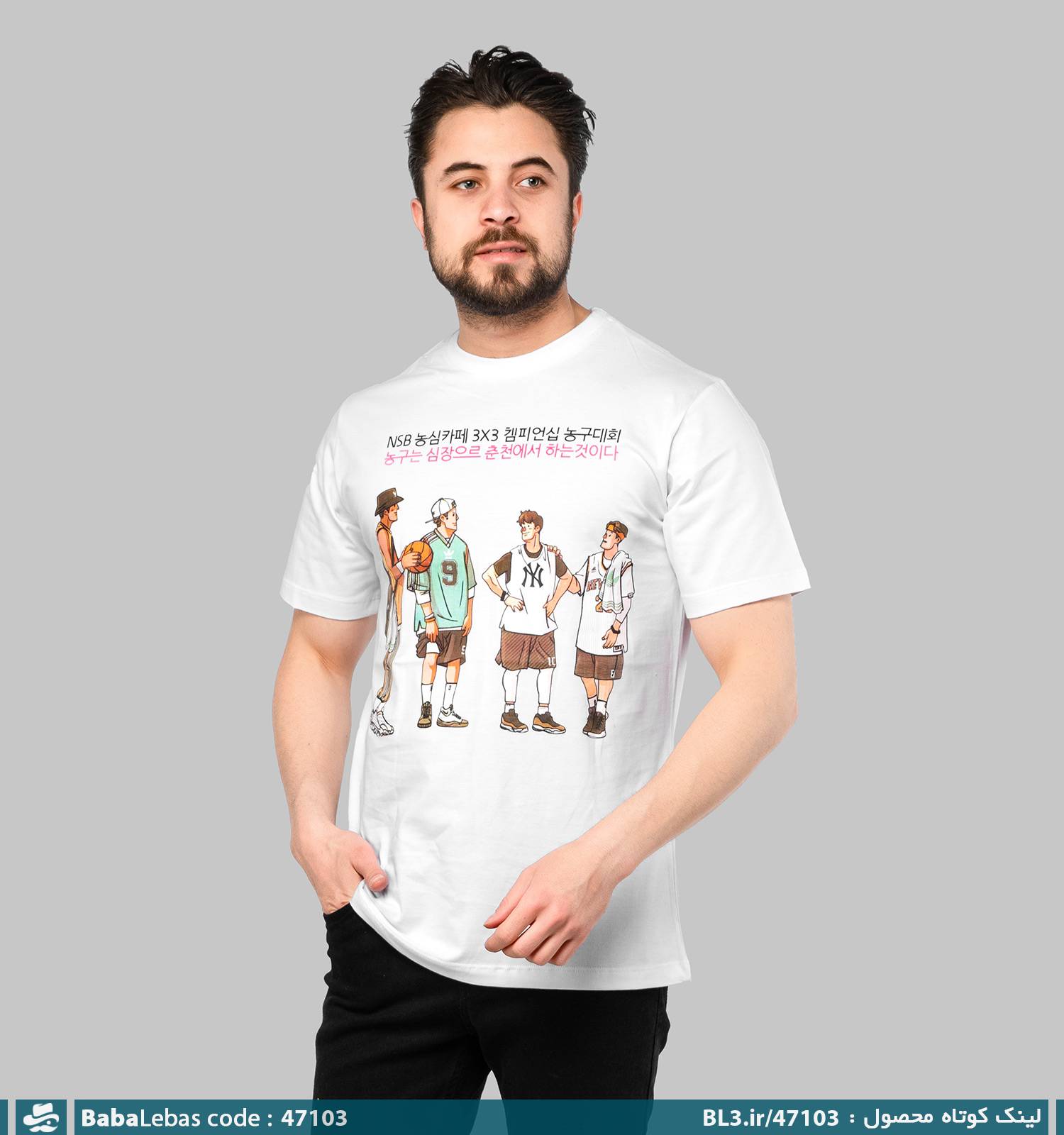 تيشرت مردانه 47103