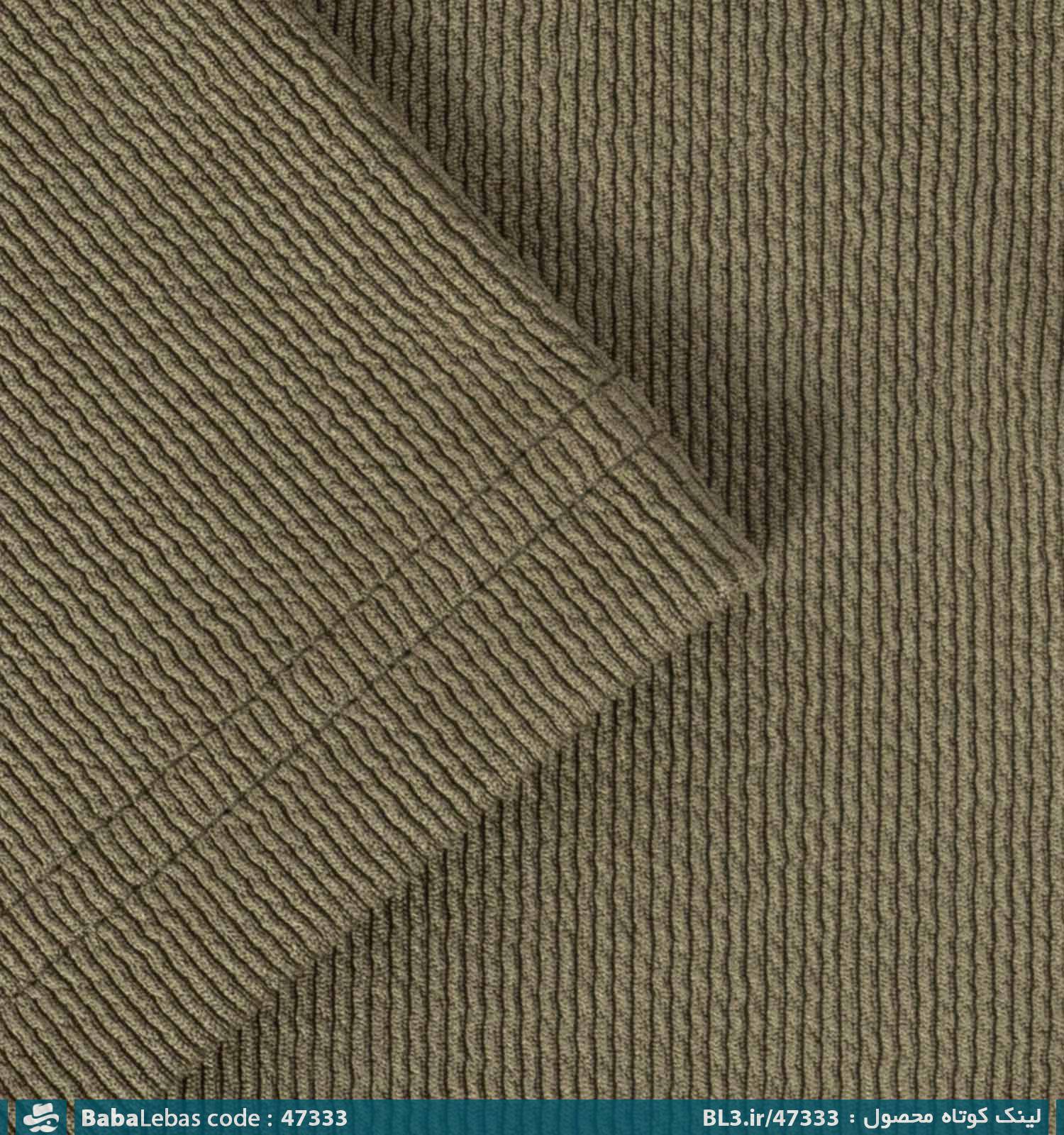 تیشرت مراکشی نیم زیپ یقه دار مردانه ساده مدل 47333 - تصویر 2