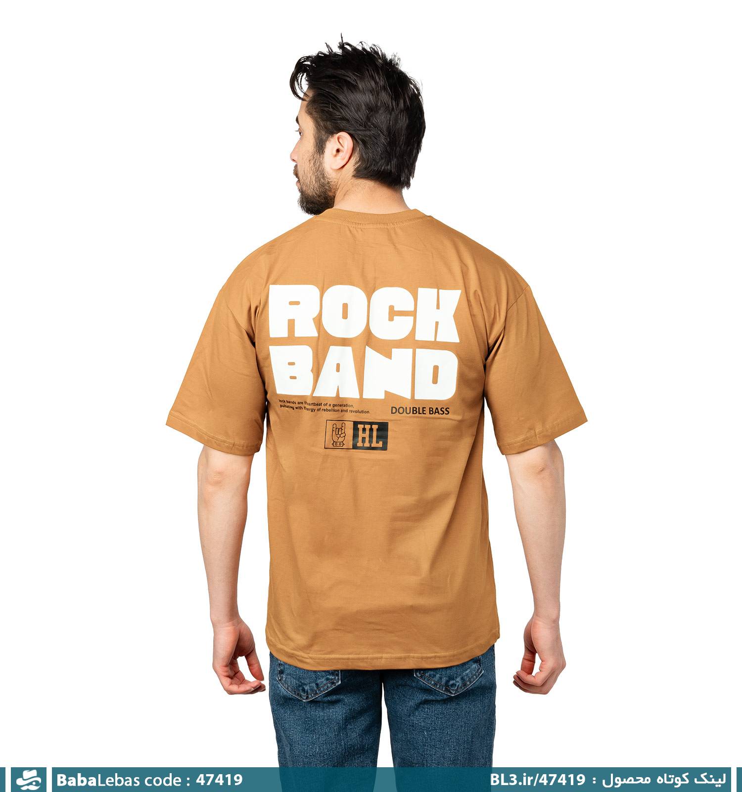 تیشرت لش یقه گرد مردانه ساده مدل 47419 - تصویر 2