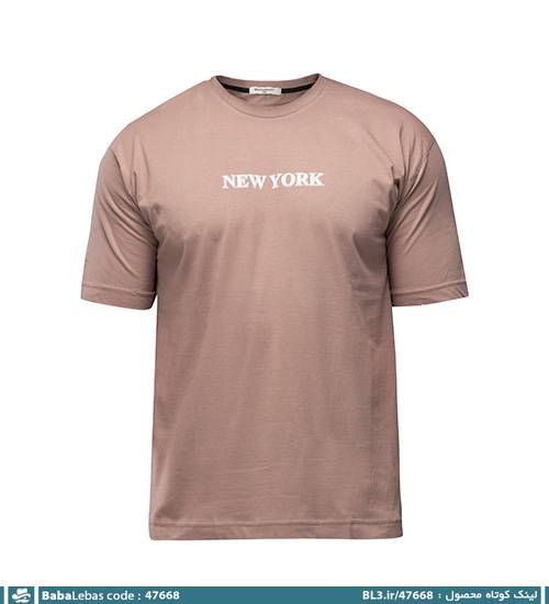 تیشرت یقه گرد مردانه ماکان طرح دار مدل 47668 - تصویر 4