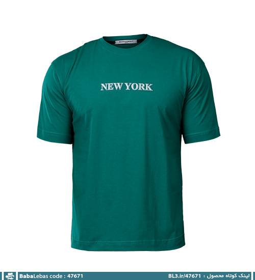 تیشرت یقه گرد مردانه ماکان طرح دار مدل 47671 - تصویر 4