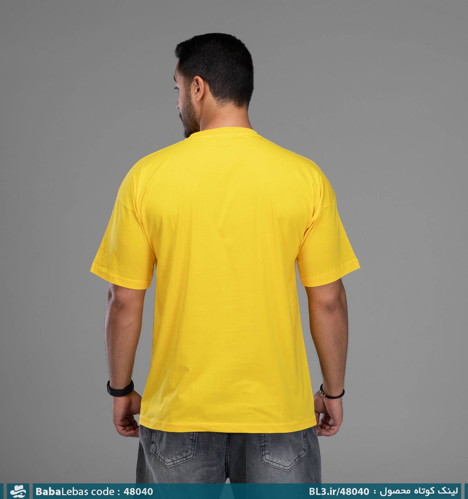 تیشرت لش یقه گرد مردانه بیسیک مدل 48040 - تصویر 2
