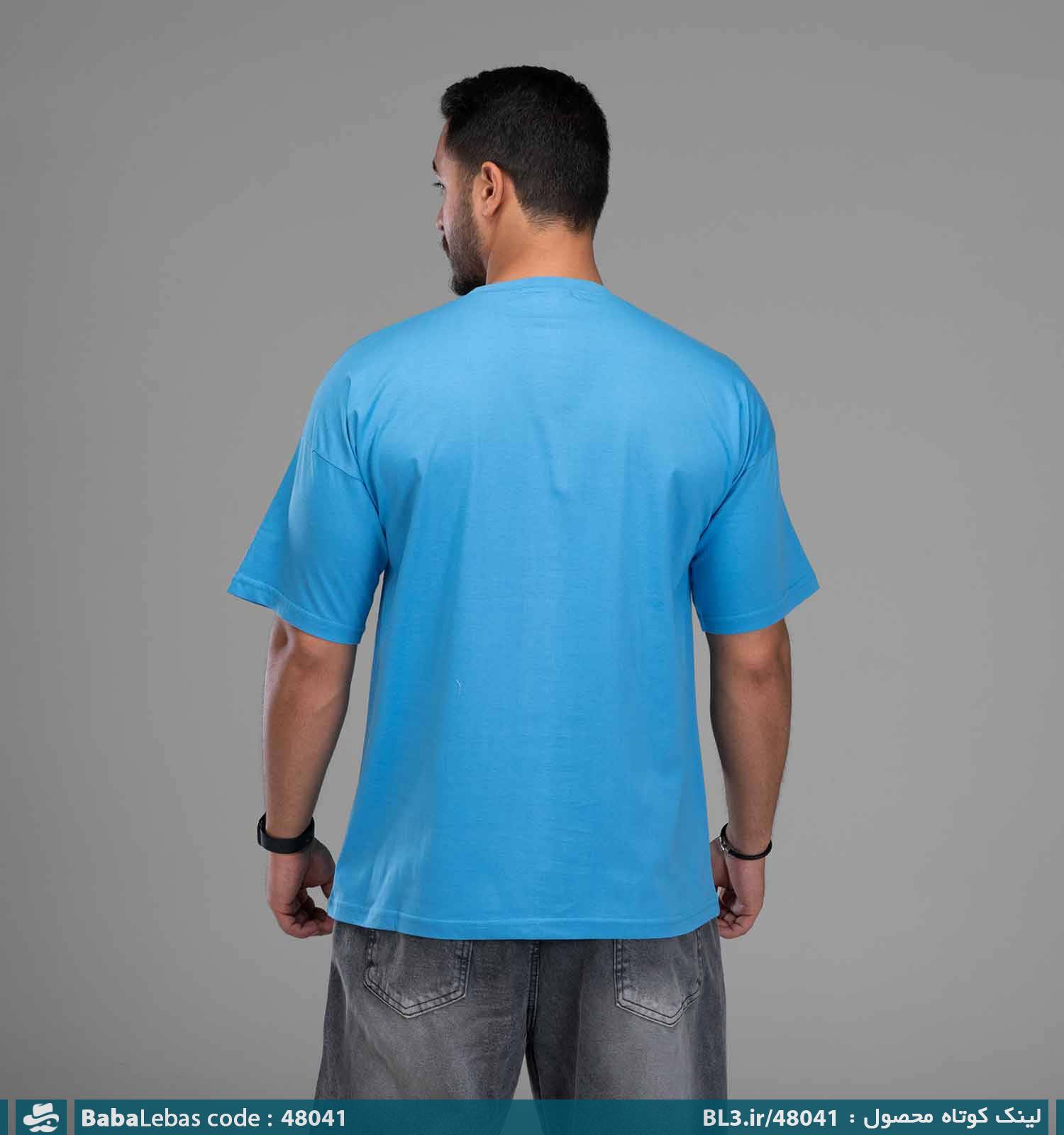 تیشرت لش یقه گرد مردانه بیسیک مدل 48041 - تصویر 2