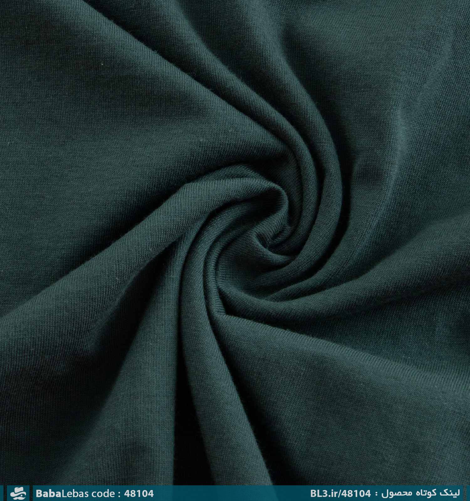 تیشرت یقه گرد مردانه نخ پنبه طرح دار مدل 48104 - تصویر 3